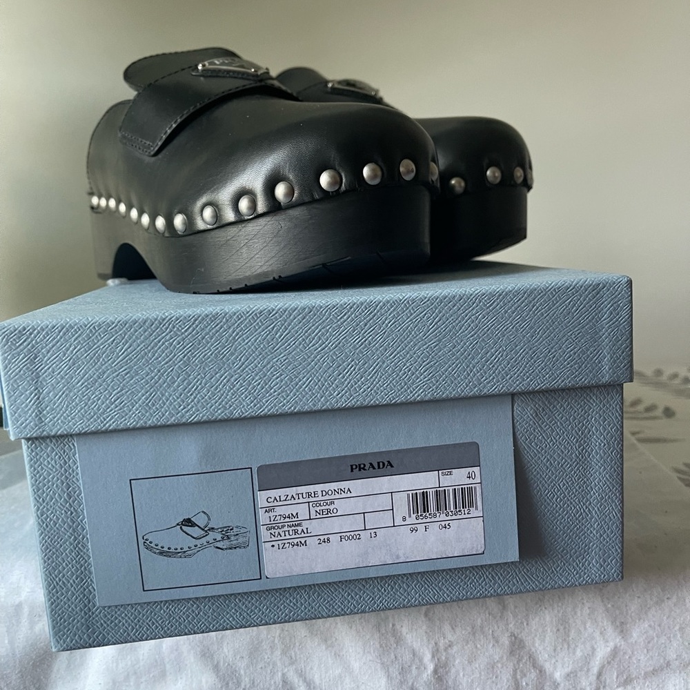 Prada Logo clogs - Picture 2 of 5